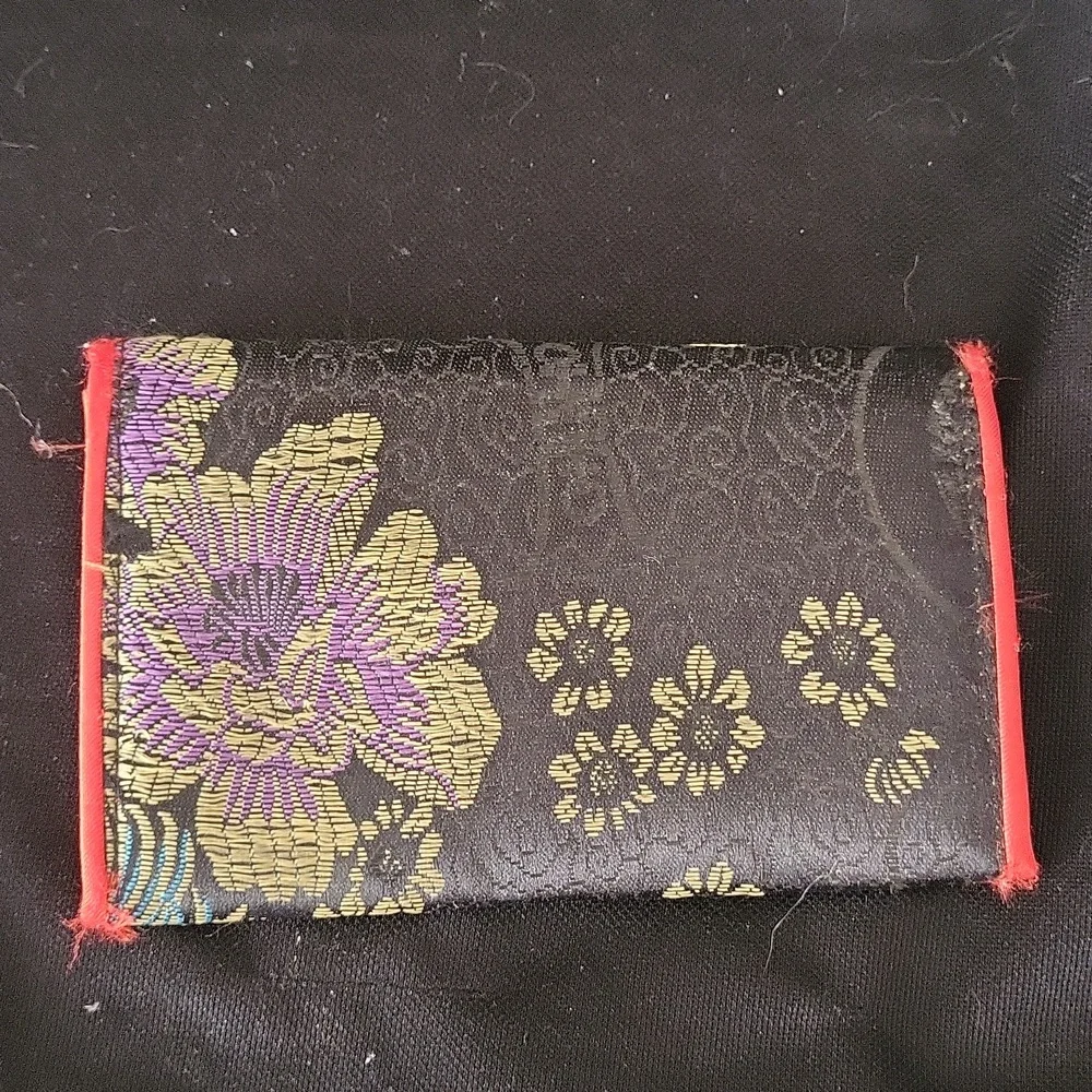 Vintage Silk Jewelry Pouch